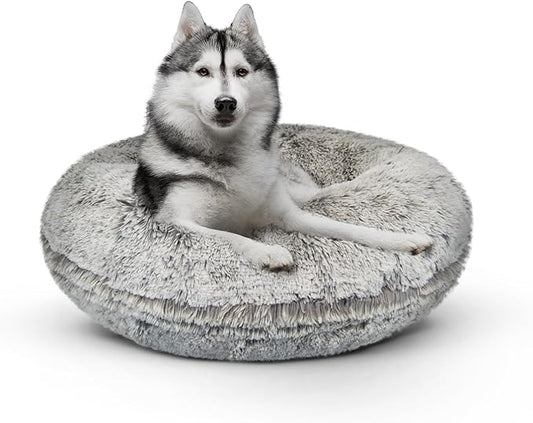 Bessie and Barnie Bagel Donut Dog Bed