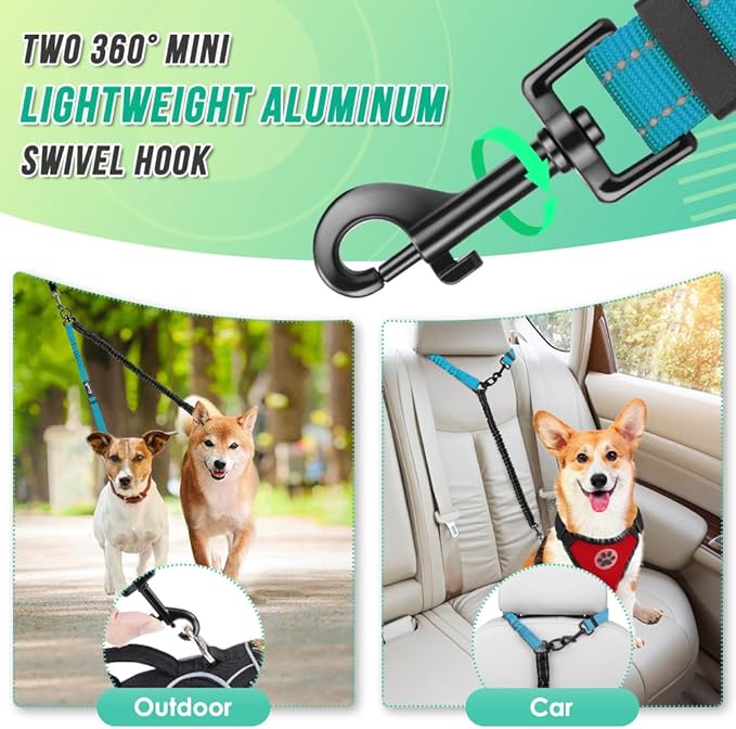 Two Dog Lead 2 in 1 Upgraded