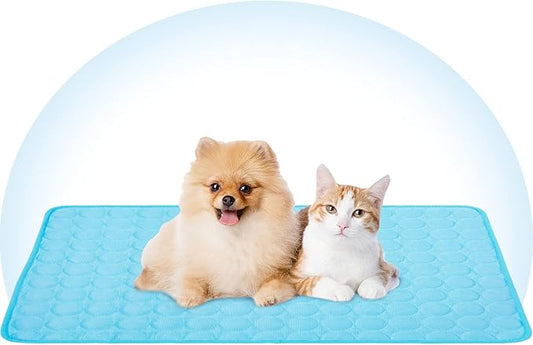 Pet Cooling Bed Mats Dog Cooling Mat Washable Comfort Breathable for Dogs and Cats Indoor Outdoor 59.05 * 39.37Inch)