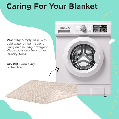 Best Friends by Sheri Calming Cat and Dog 60 lbs 40"x50" Oyster