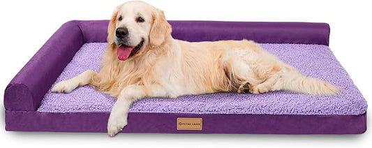 Patas Lague Orthopedic XXL Dog Bed for Extra Large Dogs 48''X30''