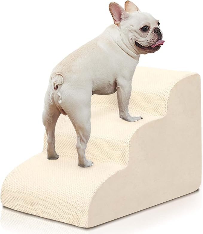 BOMOVA Dog Stairs for Small Dogs 3-Step Dog 2/3/4/5 Steps