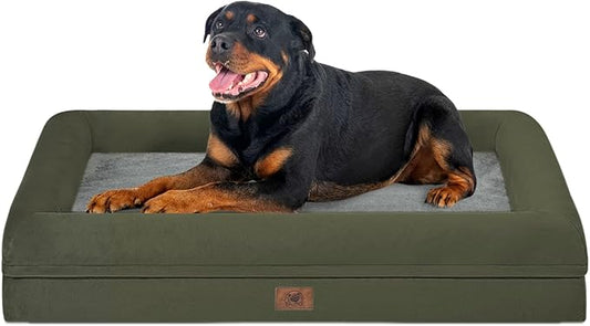 Orthopedic Washable Large Dog Bed: XXLarge Dog Bed Bolster Waterproof