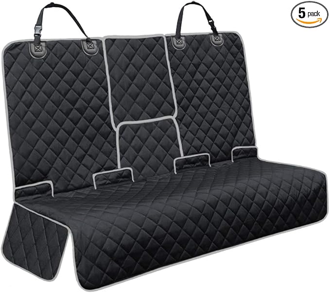 RBSC Home Dog Car Back Seat Cover Waterproof Heavy Duty and Nonslip Car Backseat Cover for Cars