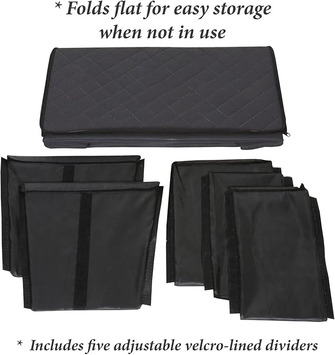 HOME DISTRICT PET Rear Car Seat Gap Filler Back Seat Extender for Dogs with Storage 100 Pounds