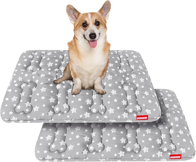 Dog Crate Mat (30" X 19") 2 Pack