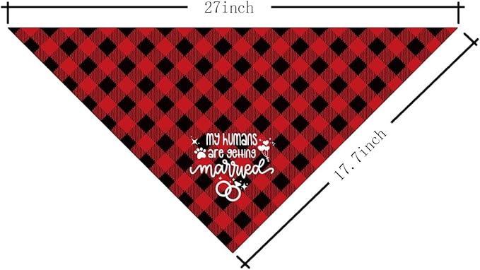 My Humans are Getting Married Dog Bandana (C51)