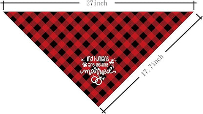 My Humans are Getting Married Dog Bandana (C51)