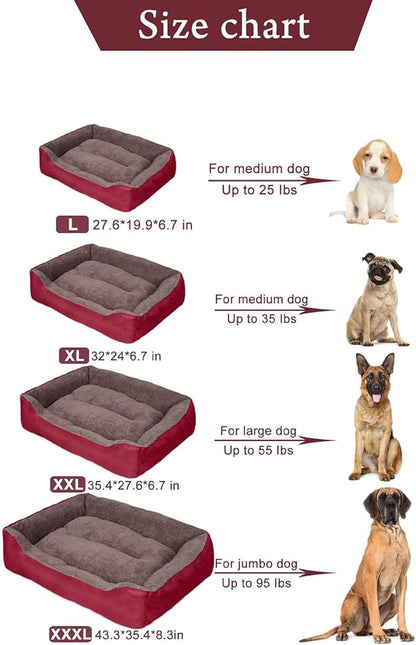 PUPPBUDD Dog Beds for Medium Dogs