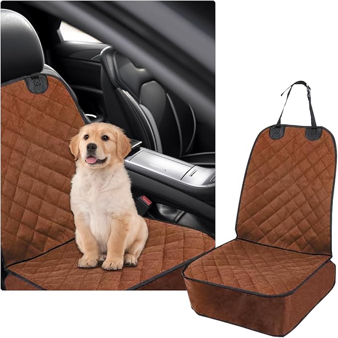 Ziciner Car Front Seat Dog Cover 600D Waterproof
