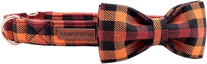 Elegant little tail Dog Collar with Bow