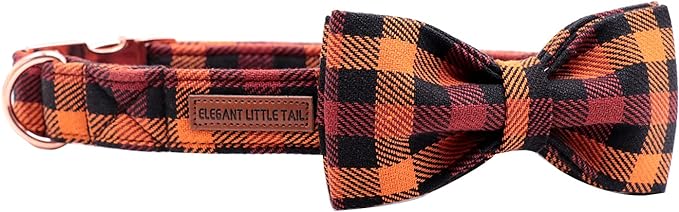 Elegant little tail Dog Collar with Bow