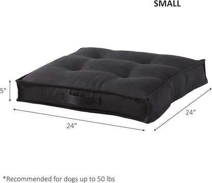 Happy Hounds Milo Square Tufted Pillow Dog Bed (24" x 24")