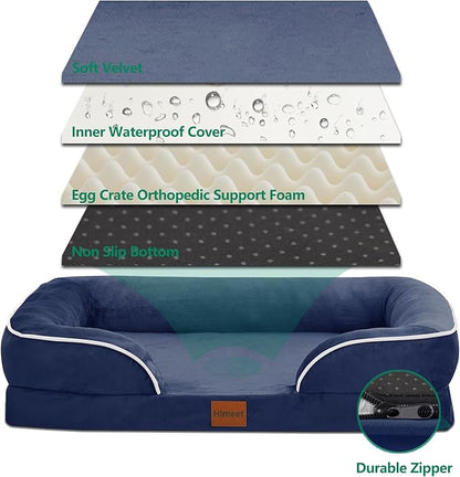 Large Dog Bed Washable Orthopedic Dog Beds 50 lbs…