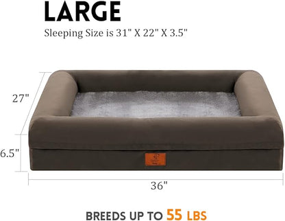 Large Dog Bed 4-Sides Removable