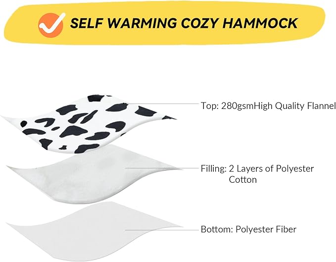 Patas Lague Cat and Dog Hammock Bed Small Dog Bed