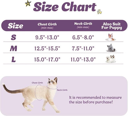 Supet Cat Harness and Leash Set for Walking