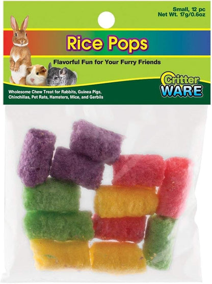 Ware Manufacturing Rice Pops Small Animal Chew Treat - Small, Blue/Purple (3074)