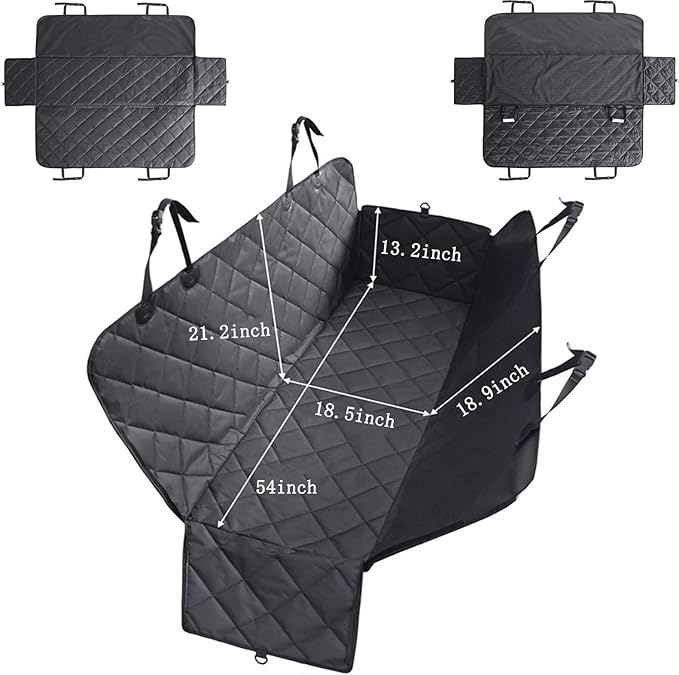 MEKBOK Dog Seat Cover Car Seat Cover 100% Waterproof 600D Heavy