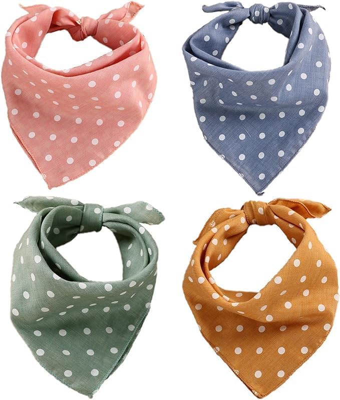 4 Pack Dog Bandana