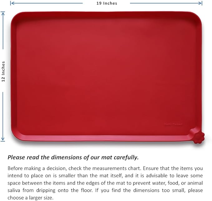 Hoki Found Silicone Pet Food Mats Tray