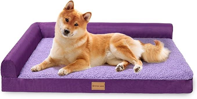 Patas Lague Orthopedic Dog Bed for Medium Dogs 36''X24''