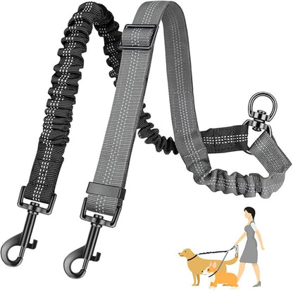 Two Dog Lead 2 in 1 Upgraded