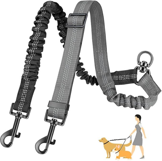 Two Dog Lead 2 in 1 Upgraded