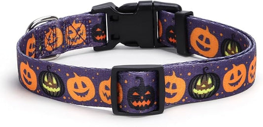 TDTOK Cute Halloween Dog Collar for Small Medium 5 Different