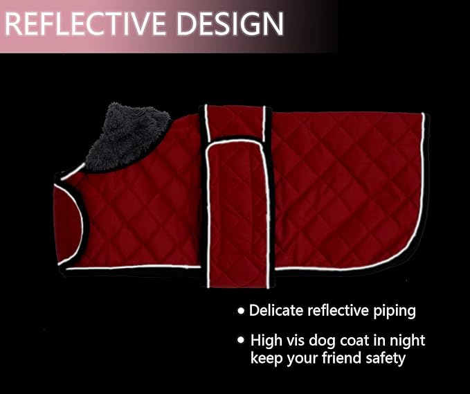 Geyecete Warm Thermal Quilted Dachshund Coat