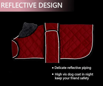 Geyecete Warm Thermal Quilted Dachshund Coat