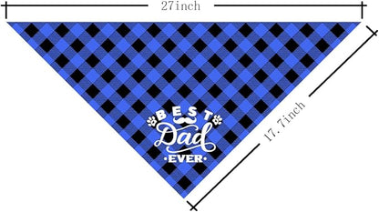 Best Dad Ever Dog Bandana (C6)