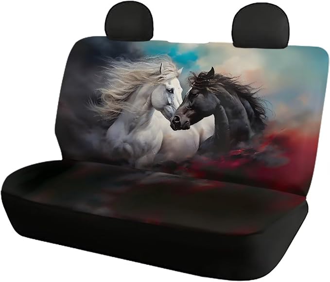 Cute Horse Car Seat Covers Set Bucket Seat