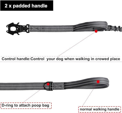 ICEFANG Tactical Dog Leash K9 Training 2 Control 6 FT)
