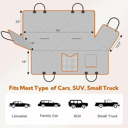 Kytely Dog Seat Cover Car Seat Cover for Back Seat