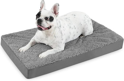 MIHIKK Small Dog Beds Washable Gray,24 inch