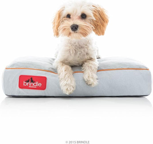 BRINDLE Stone Shredded Memory Foam Pet Bed