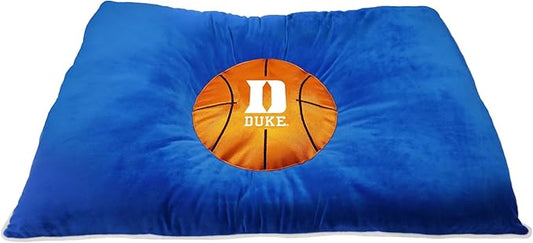 Pets First NCAA PET Bed- Duke Blue Devils Soft & Cozy Plush Pillow Bed. - Sports Dog Bed. Cuddle, Warm Collegiate Mattress Bed for Cats & Dogs