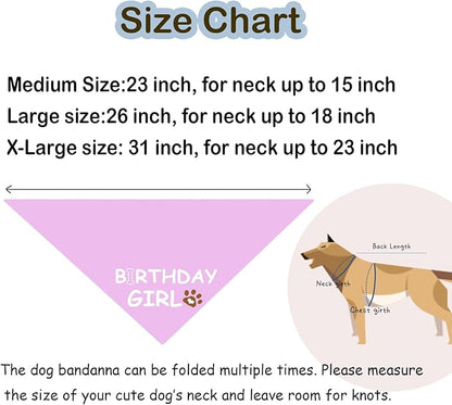 Dog Birthday Bandana Dog Birthday Boy Girl Dog