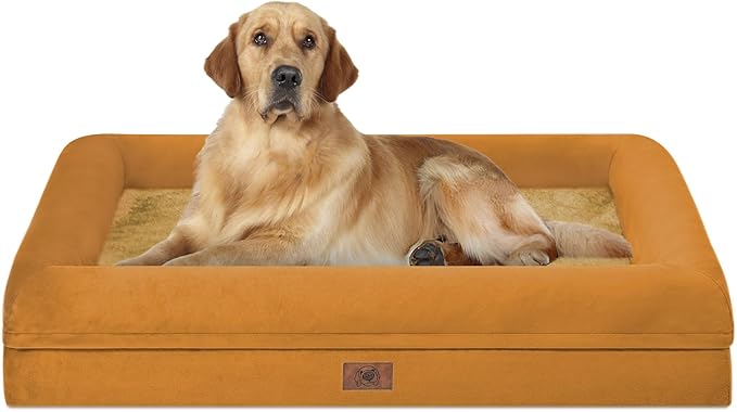 Orthopedic Washable Large Dog Bed: Large Dog Bed Bolster Waterproof