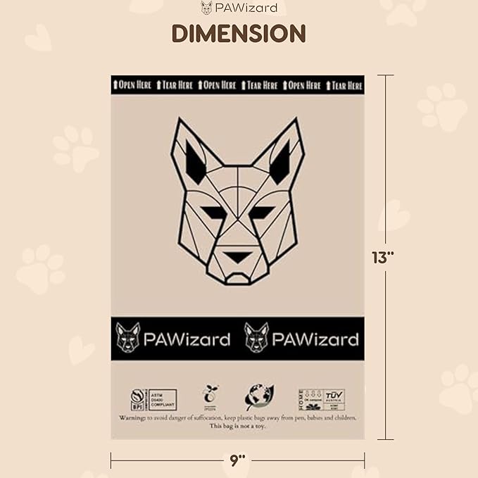 100% Home Compostable 300 Count, 2-in-1, Thick,