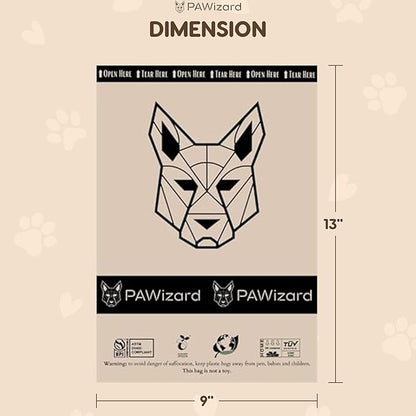 100% Home Compostable 300 Count, 2-in-1, Thick,