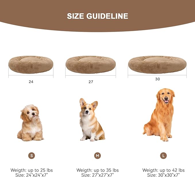 Dog Bed for Medium Large Dogs 27 inch
