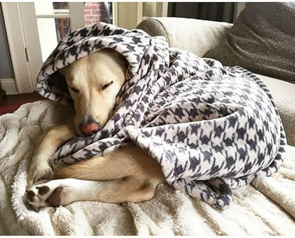 Tall Tails Dog Houndstooth Pet Blanket 30 X 40