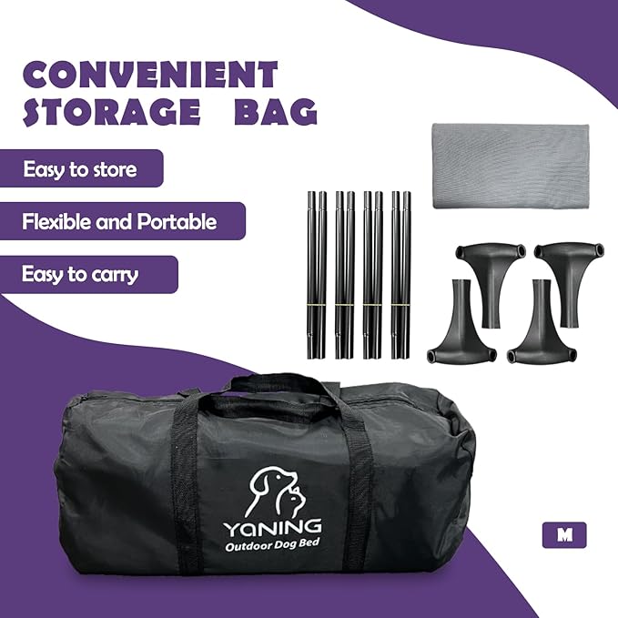 Outdoor Dog Bed with Portable Bag