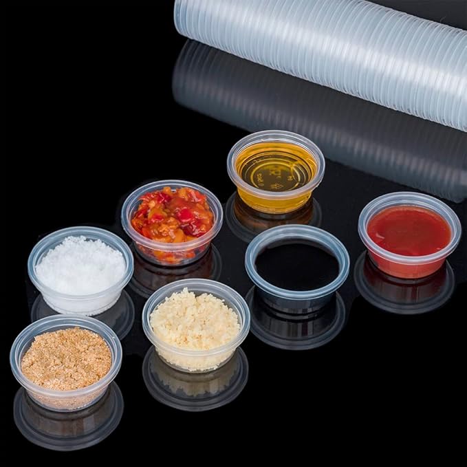 100 pcs 0.5oz Crested Gecko Food and Water Feeding Cups