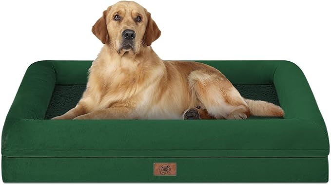 Orthopedic Washable Large Dog Bed: Large Dog Bed Bolster Waterproof
