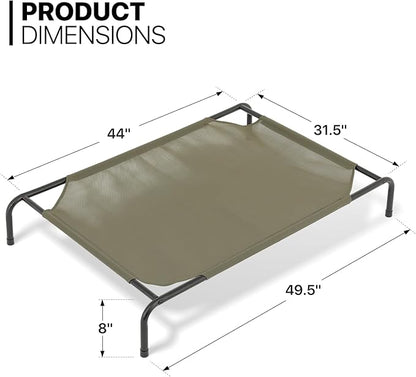 MoNiBloom Elevated Dog Bed for Large Dogs 50 Inches