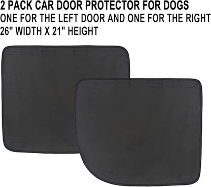 2 Pcs Car Door Protector for Dogs Waterproof （2 Pack）