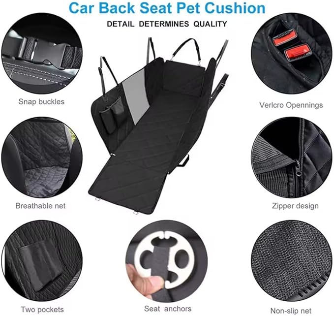 Ultimate Premium Dogs Cats Backseat Cover Extender 100%